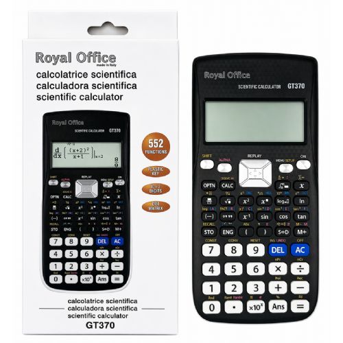 CALCOLATRICE SCIENTIFICA ROYAL OFFICE GT 370 552 FUNZIONI